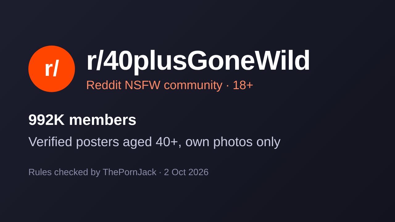 r/40plusGoneWild